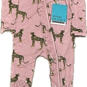 0-3 Posh Peanut Mara Ruffled Footie